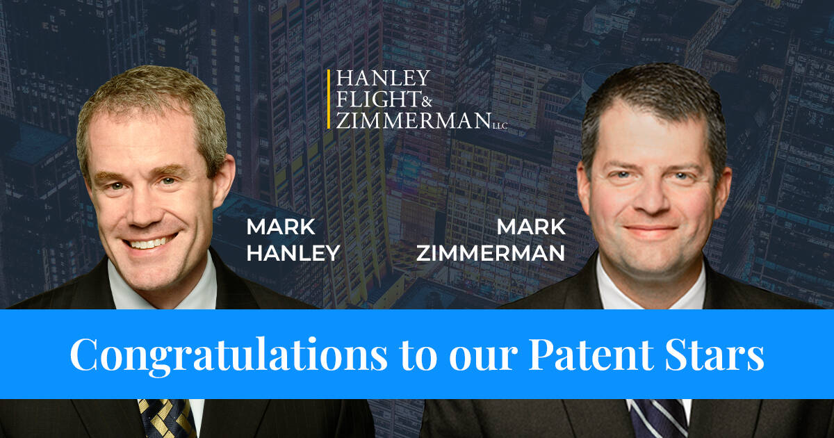 HFZ’s Mark Hanley and Mark Zimmerman Named 2023 “Patent Stars” by IP STARS