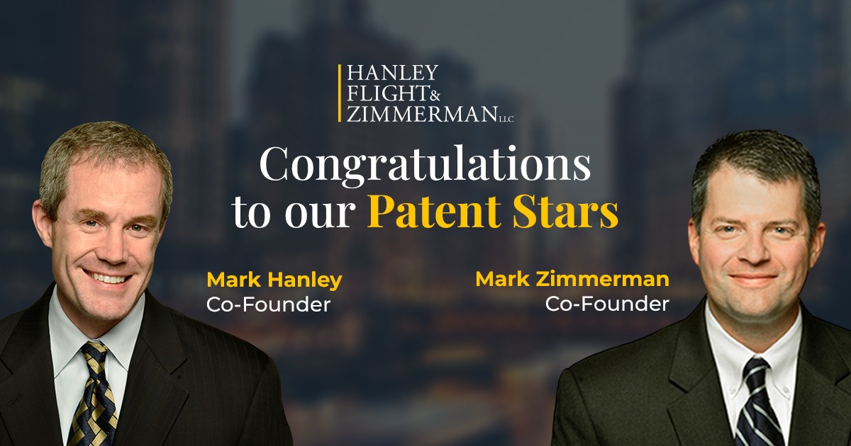 HFZ’s Mark Hanley and Mark Zimmerman Chosen Again as “Patent Stars” by IP STARS