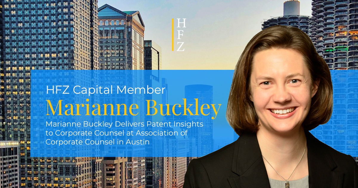 Riding the AI Wave: HFZ’s Marianne Buckley Delivers Patent Insights to Corporate Counsel